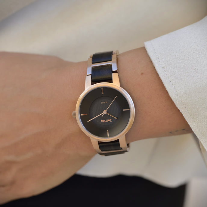 Freiberg or rose et noir