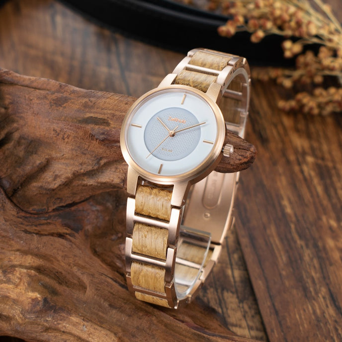 Freiberg rose gold and white
