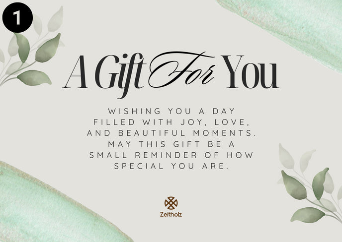 Personalized gift card