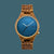 Stolpen Bleu Bois de Palissandre 42mm