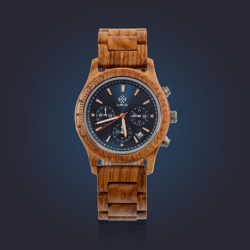 Bergen Collection 42mm Wooden Watches for Men Zeitholz Zeitholz