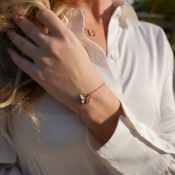 Juego de Joyería personalizada en Madera de Roble &amp; Mármol Blanco