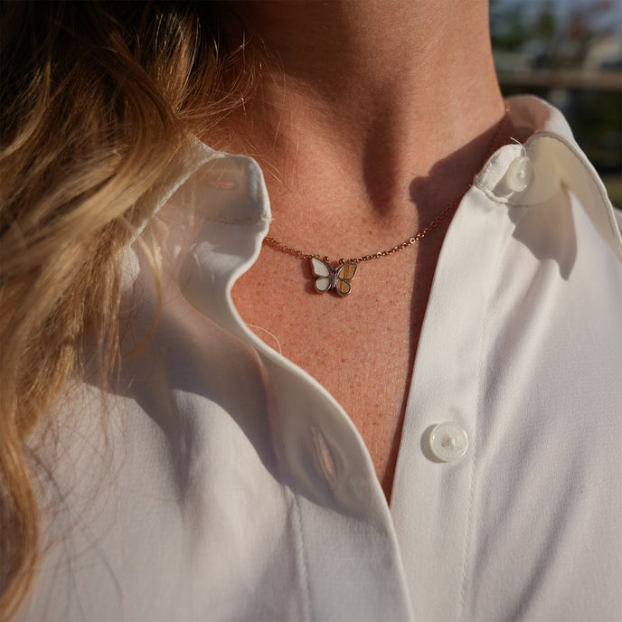 Juego de Joyería personalizada en Madera de Roble &amp; Mármol Blanco