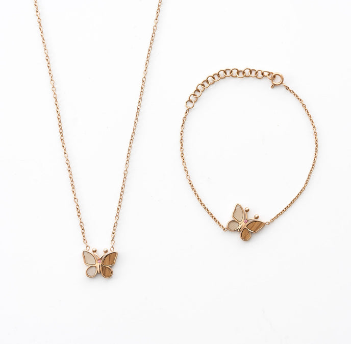 Juego de Joyería personalizada en Madera de Roble &amp; Mármol Blanco