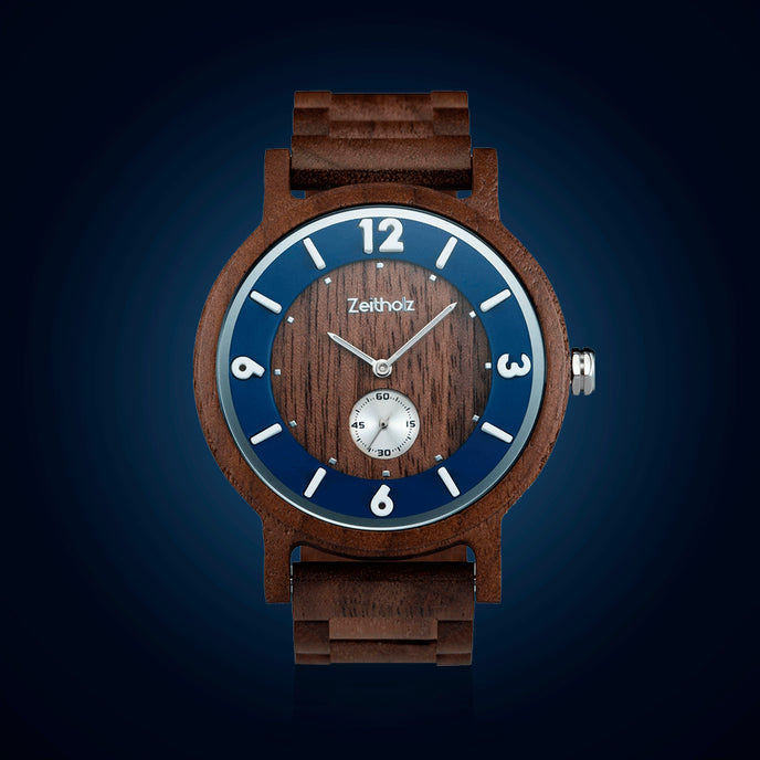 Schmiedeberg Blue Walnut Wood 45mm