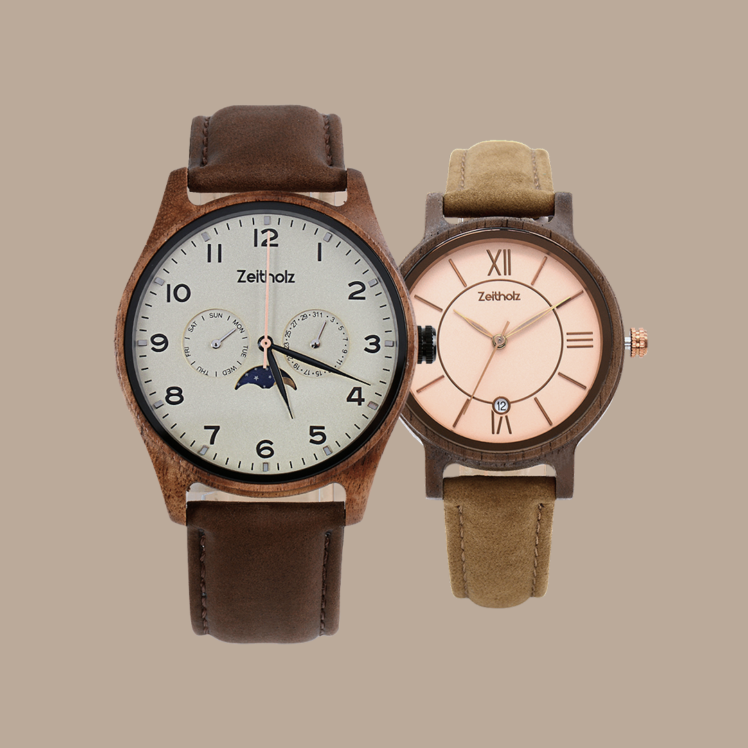 Klitten Beige 42 mm e Rosenbach Rose 36 mm per le coppie