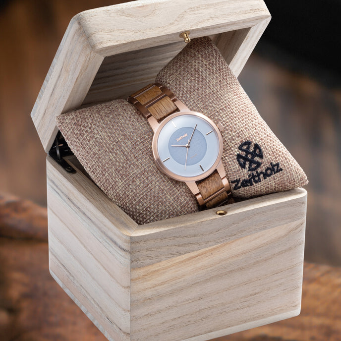 Freiberg rose gold and white