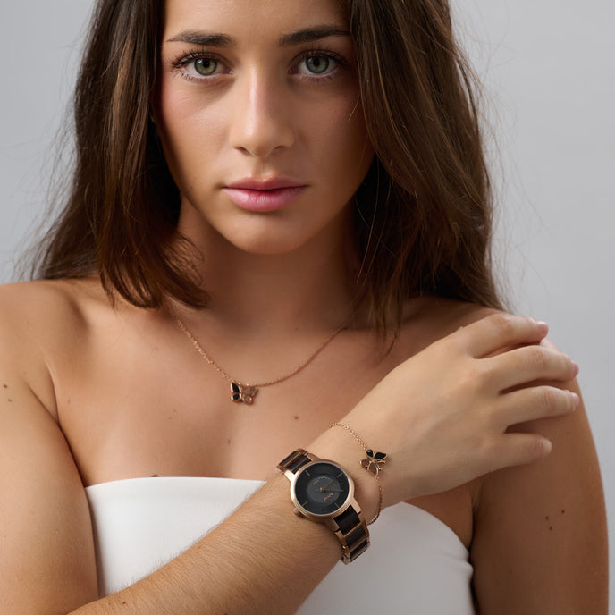 Freiberg or rose et noir