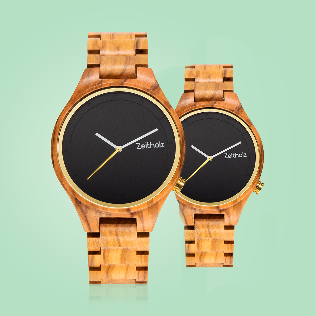 Orologio Uomo Zeitholz Stolpen In Legno Naturale – 42mm, Quarzo Giapponese, FSC