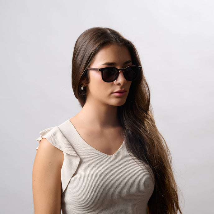 Lumen Unisex Wood Sunglasses