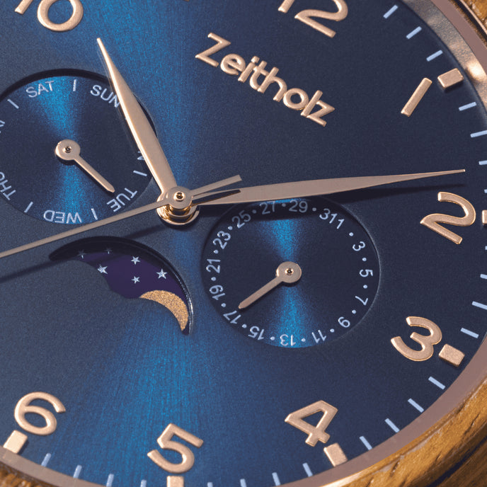 Klitten Azul Madera de Palisandro 42mm