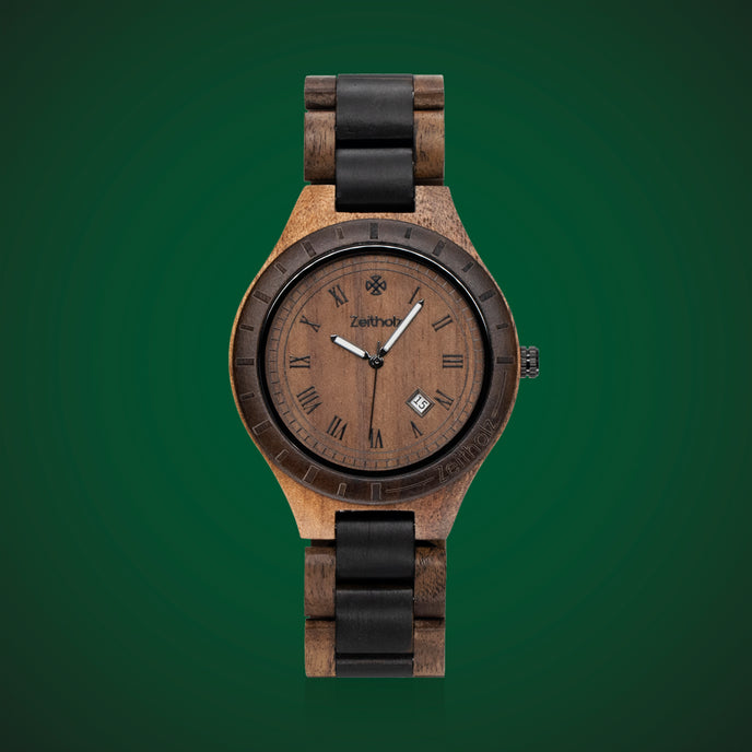 Zittau walnut and sandalwood 44mm