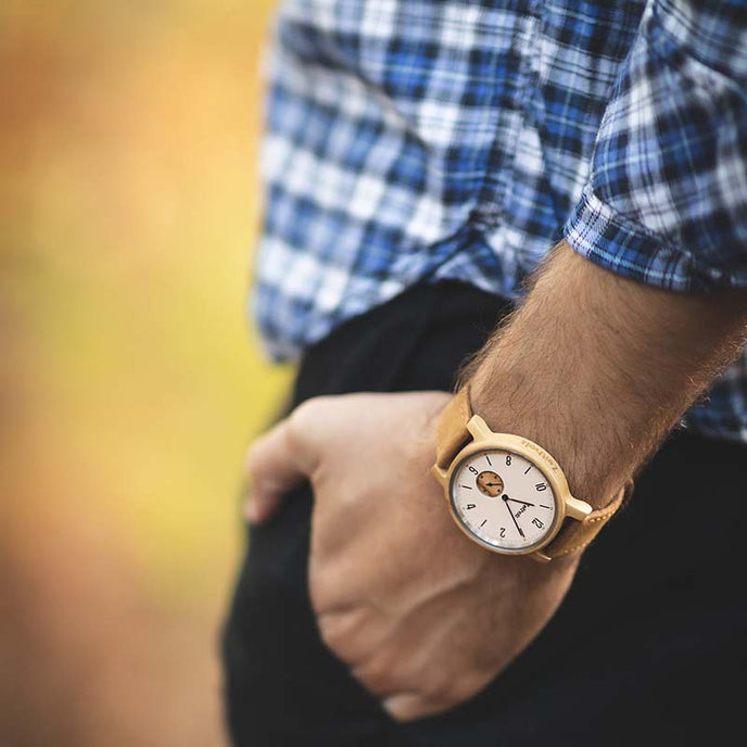 Amtsberg Camel Olive wood 42mm