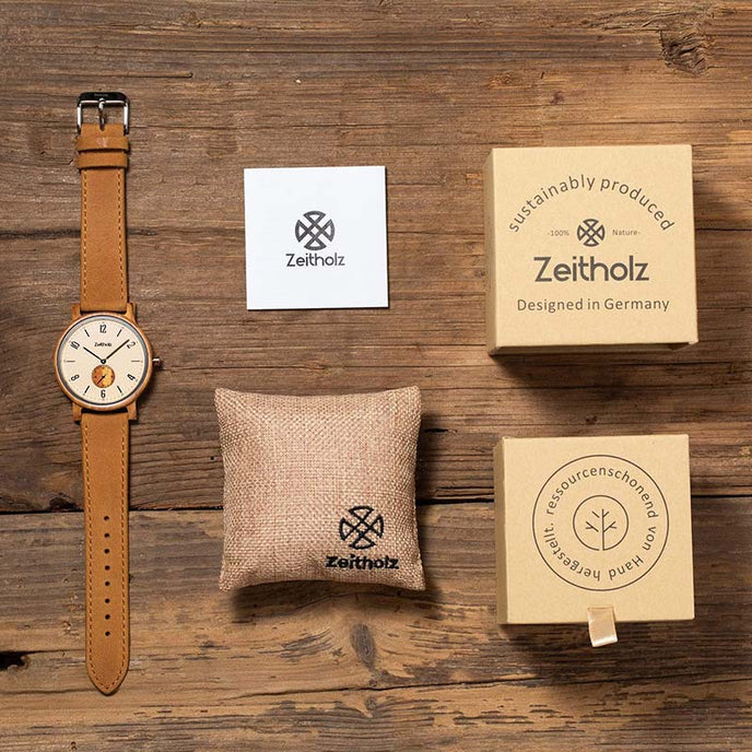 Amtsberg Camel Olive wood 42mm