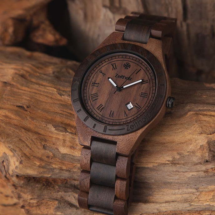 Zittau walnut and sandalwood 44mm