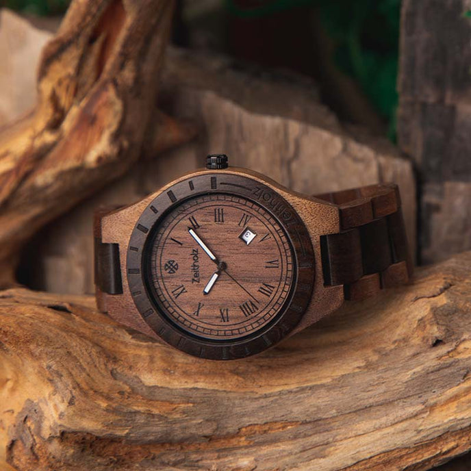 Zittau walnut and sandalwood 44mm