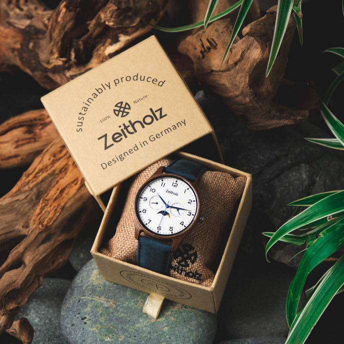 Klitten Blanco Madera de Nogal 42mm