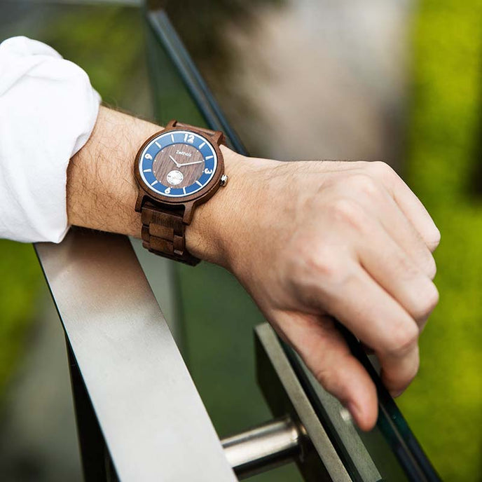 Schmiedeberg Blue Walnut Wood 45mm