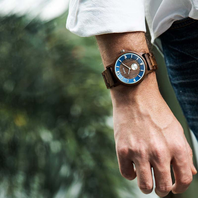 Schmiedeberg Blue Walnut Wood 45mm