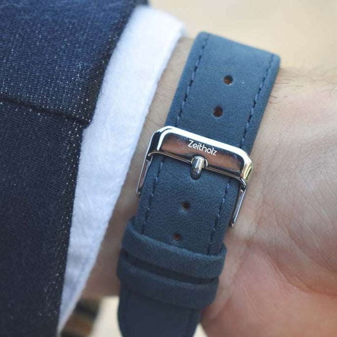 Amtsberg Blue Zebrawood 42mm