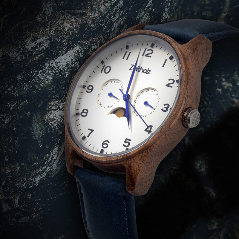 Klitten white Walnut wood 42mm