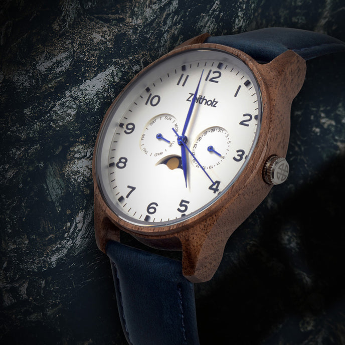 Klitten Blanco Madera de Nogal 42mm