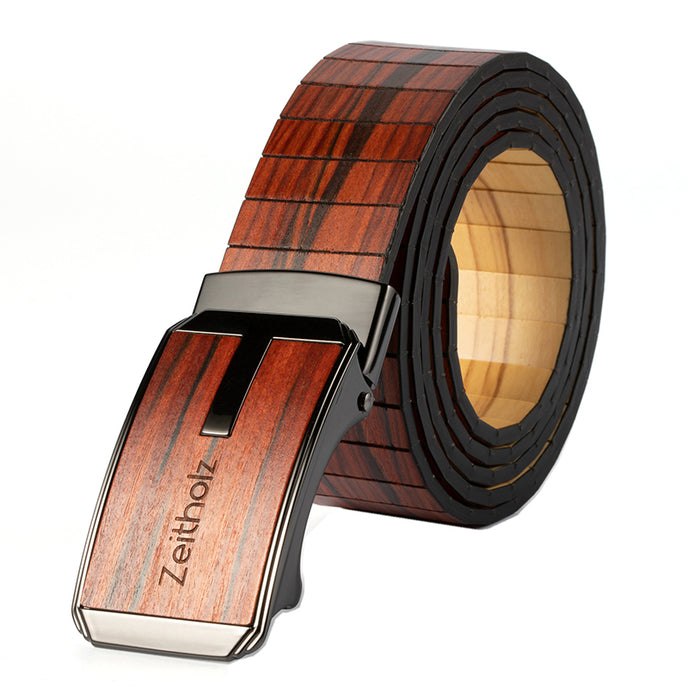 Ceinture en bois beige et marron Zeitholz Zeitholz